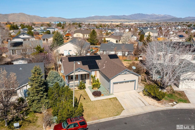 9745 Stone Vista Ct, Reno, NV 89506 - aerial perspective of suburban area with mountains