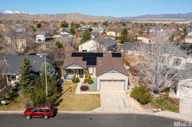 9745 Stone Vista Ct, Reno, NV 89506 - aerial view of residential area with mountains