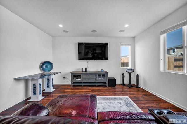 2248 Musselshell Dr, Sparks, NV 89436 - living area featuring recessed lighting, wood finished floors, and baseboards
