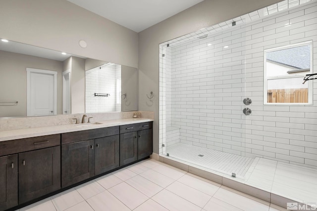 3019 Copper Stone Dr, Reno, NV 89521 - full bath featuring tiled shower and vanity