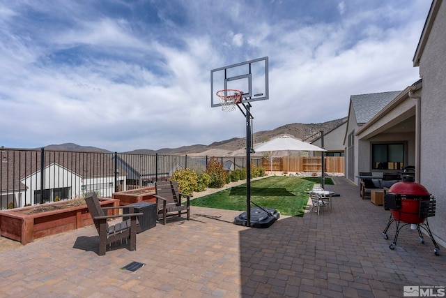 3019 Copper Stone Dr, Reno, NV 89521 - view of patio / terrace with a mountain view