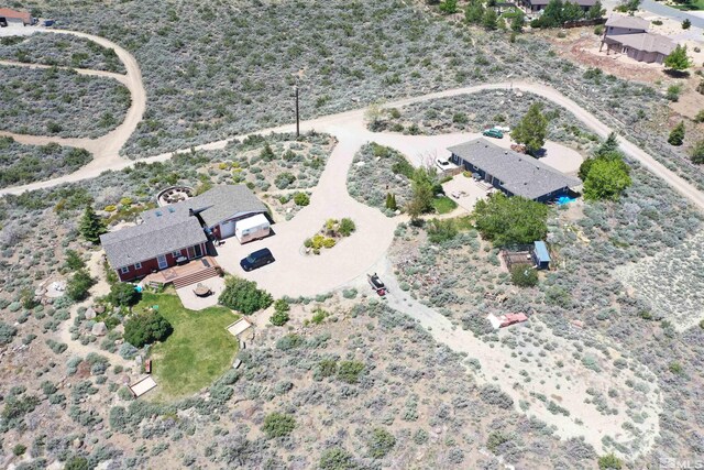 15900 Curtis Ln, Reno, NV 89511 - aerial overview of property's location with a desert landscape