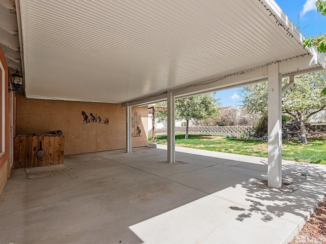 1343 White Bluffs Cir, Fernley, NV 89408 - view of patio / terrace with fence