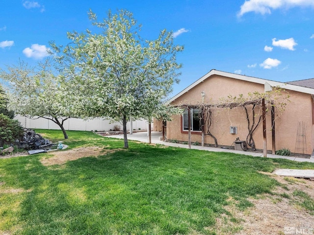 1343 White Bluffs Cir, Fernley, NV 89408 - view of yard with a patio