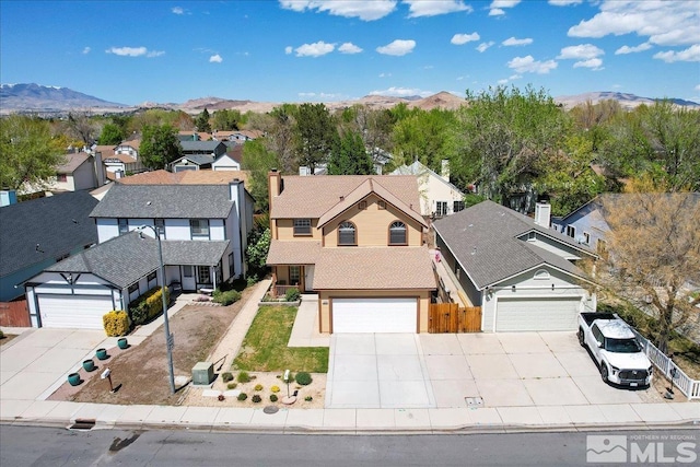 1280 O Callaghan Dr, Sparks, NV 89434 - aerial perspective of suburban area with a mountainous background