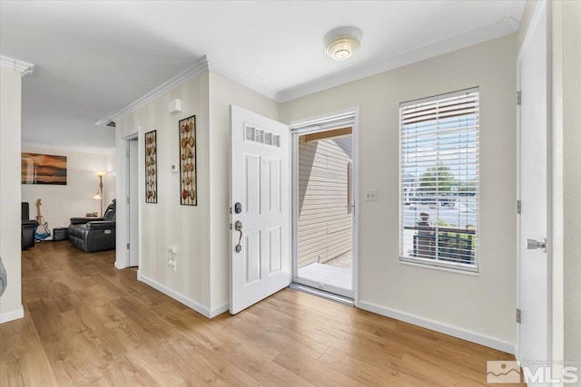 1280 O Callaghan Dr, Sparks, NV 89434 - entrance foyer featuring light wood finished floors, baseboards, and ornamental molding