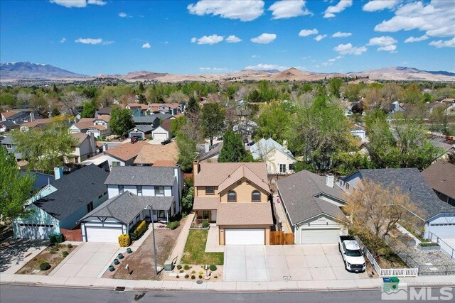 1280 O Callaghan Dr, Sparks, NV 89434 - aerial view of residential area with a mountain backdrop