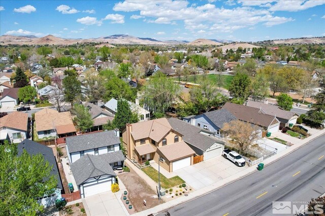 1280 O Callaghan Dr, Sparks, NV 89434 - aerial perspective of suburban area with a mountainous background