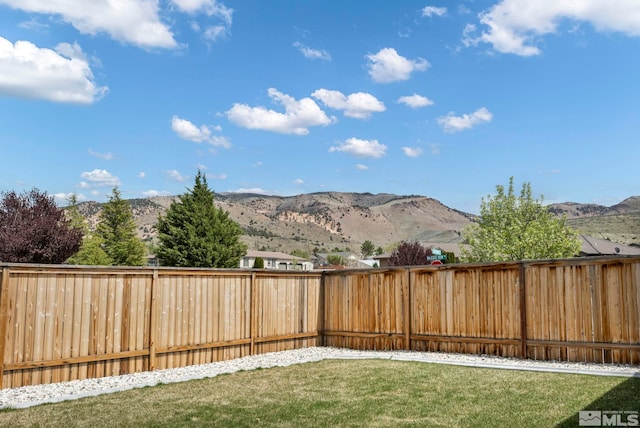 16885 Majestic View Dr, Reno, NV 89521 - view of yard featuring a mountain view