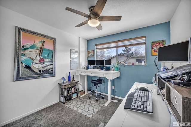 40 Condor Cir, Carson City, NV 89701 - carpeted office featuring a ceiling fan and baseboards
