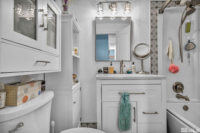 40 Condor Cir, Carson City, NV 89701 - full bathroom with toilet, vanity, and bathtub / shower combination