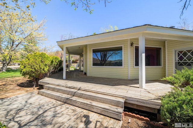 9499 Wigwam Way, Reno, NV 89506 - property entrance featuring a wooden deck