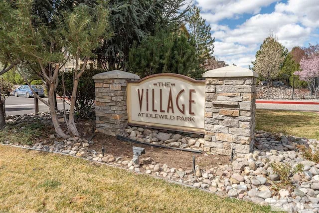 1450 Idlewild Dr Unit 1121, Reno, NV 89509 - community / neighborhood sign with fence