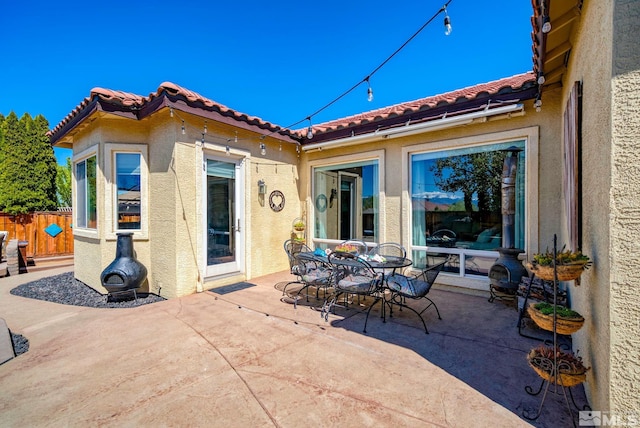 2485 Firenze Dr, Sparks, NV 89434 - view of patio / terrace featuring fence and outdoor dining space
