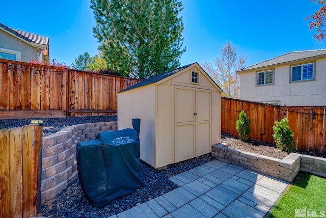 2485 Firenze Dr, Sparks, NV 89434 - view of shed featuring a fenced backyard