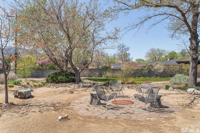 4625 Canyon Dr, Reno, NV 89519 - view of yard featuring fence and a patio