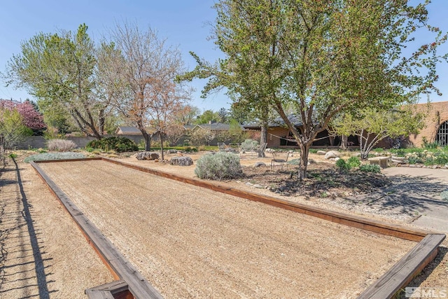 4625 Canyon Dr, Reno, NV 89519 - view of yard featuring a bocce ball area
