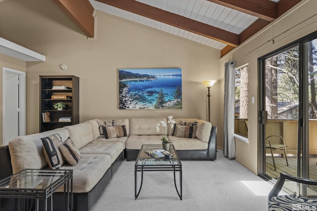 321 Ski Way Unit 148, Incline Village, NV 89451 - carpeted living area with wood ceiling