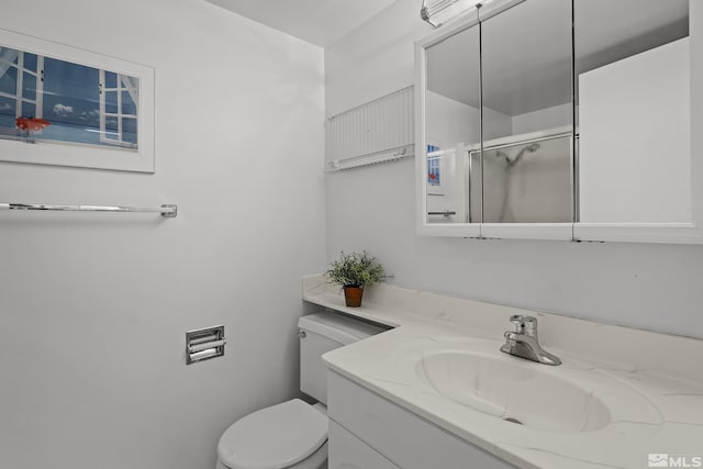 321 Ski Way Unit 148, Incline Village, NV 89451 - bathroom featuring toilet, vanity, and an enclosed shower