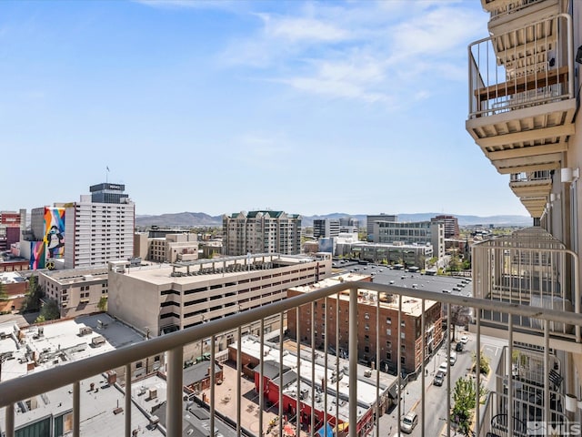 200 W 2nd Unit 1104, Reno, NV 89501 - balcony with a view of city and a mountain view