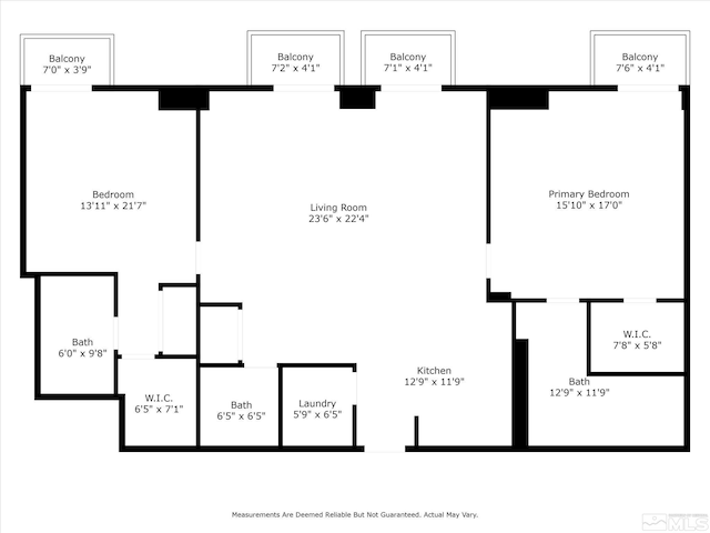 200 W 2nd Unit 1104, Reno, NV 89501 - room layout