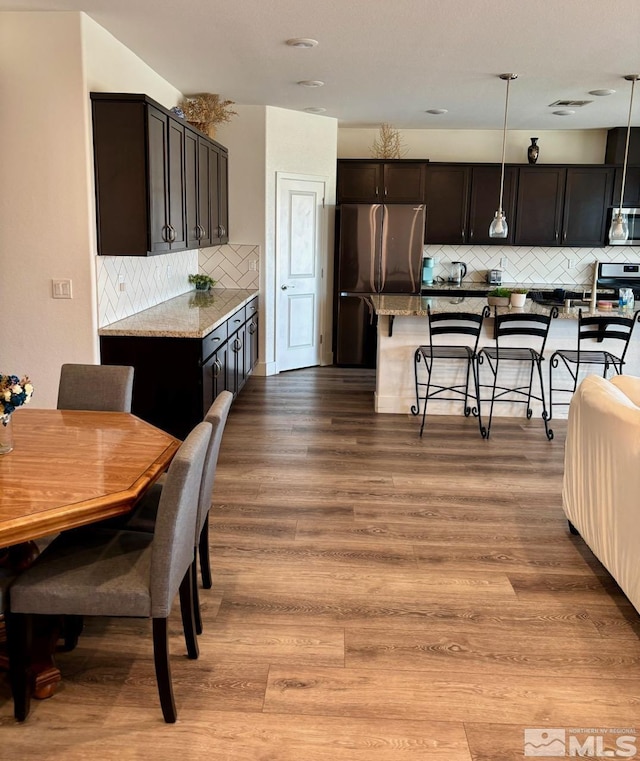 2269 Millville Dr, Sparks, NV 89441 - dining area with light wood-type flooring