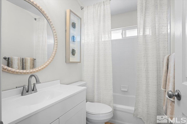 2036 Flycatcher Ct, Sparks, NV 89441 - bathroom featuring toilet, shower / tub combo, and vanity