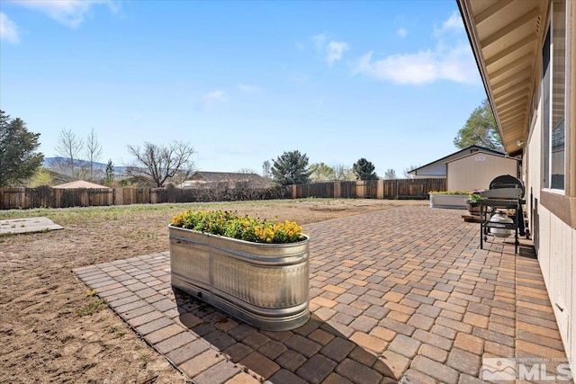 2036 Flycatcher Ct, Sparks, NV 89441 - view of patio / terrace with a fenced backyard