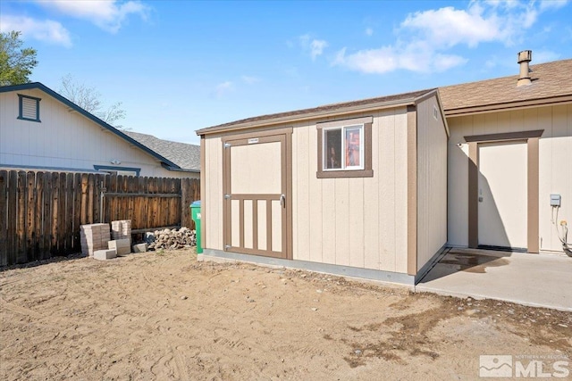 2036 Flycatcher Ct, Sparks, NV 89441 - view of shed featuring fence