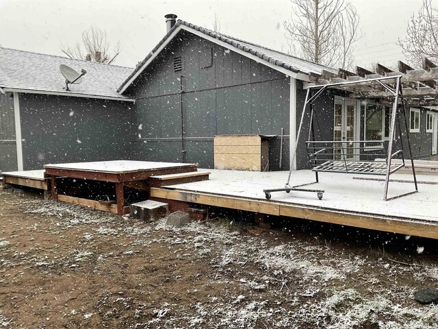 3645 Peregrine Cir, Reno, NV 89508 - rear view of property featuring a deck