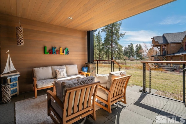 17 Beach Club Dr Unit 221, Stateline, NV 89449 - view of patio featuring outdoor lounge area