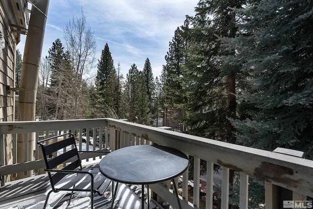 810 Alder Unit 76, Incline Village, NV 89451 - view of wooden deck