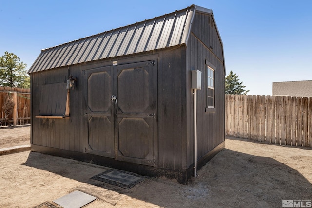 119 River Village Cir, Dayton, NV 89403 - view of shed with a fenced backyard