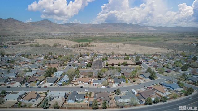 119 River Village Cir, Dayton, NV 89403 - aerial overview of property's location featuring nearby suburban area and mountains