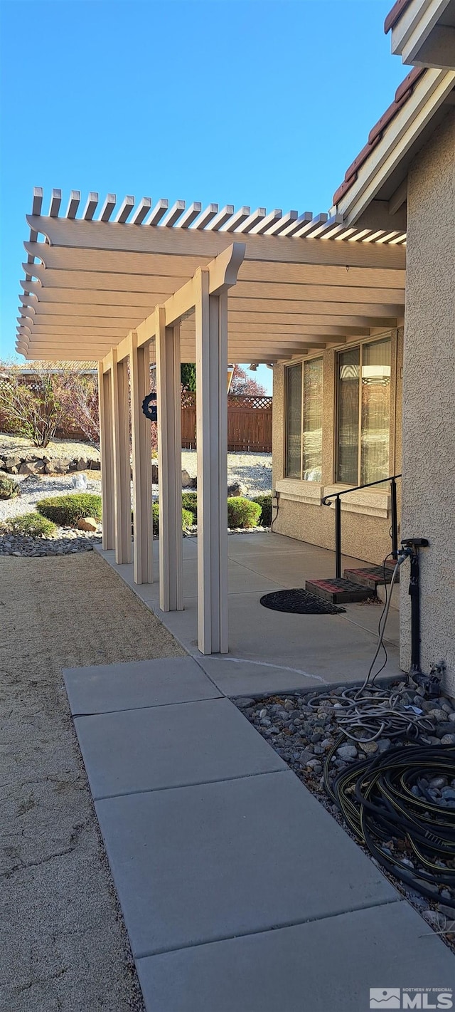 1360 Veneto Dr, Sparks, NV 89434 - view of patio / terrace featuring a pergola
