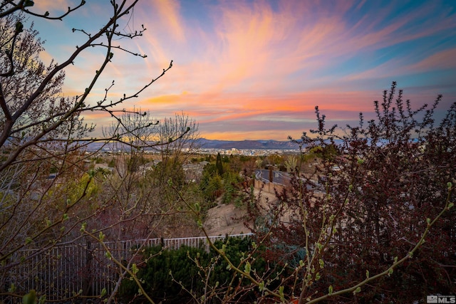 2900 Ariel Dr, Reno, NV 89523 - water view featuring a mountainous background