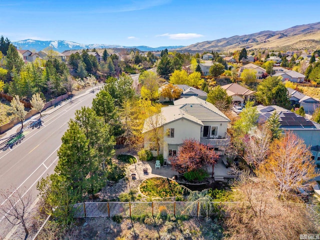 2900 Ariel Dr, Reno, NV 89523 - aerial perspective of suburban area with a mountainous background