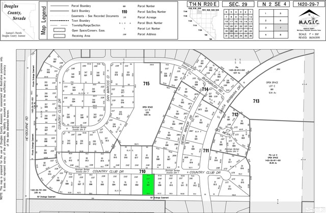 1147 Country Club Dr, Minden, NV 89423 - map showing property parcels