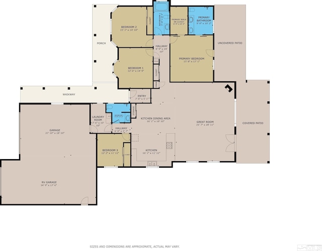 1147 Country Club Dr, Minden, NV 89423 - floor plan / room layout