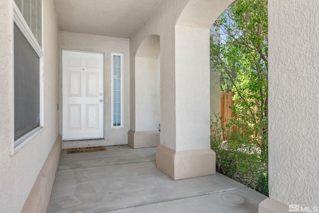 503 Windchase Dr, Dayton, NV 89403 - entrance to property with stucco siding