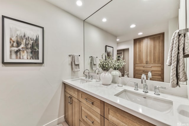 150 Juanita Unit 2, Incline Village, NV 89451 - full bathroom featuring recessed lighting and double vanity