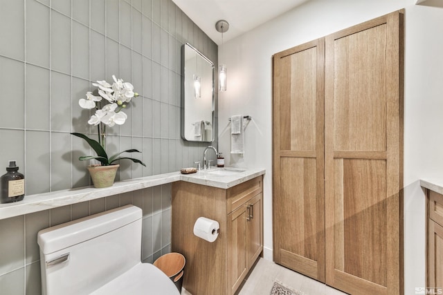 150 Juanita Unit 2, Incline Village, NV 89451 - bathroom featuring toilet, vanity, and tile patterned flooring