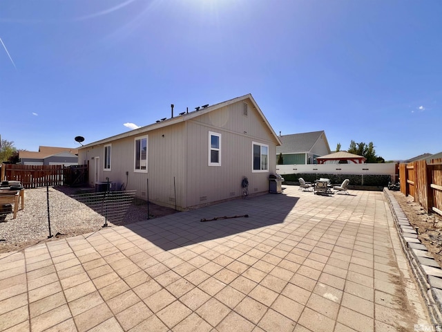 1480 Shadow Ln, Fernley, NV 89408 - rear view of house featuring a patio and a fenced backyard