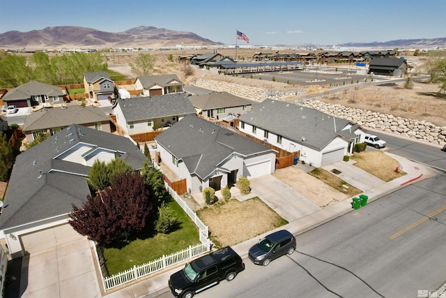 1480 Shadow Ln, Fernley, NV 89408 - aerial perspective of suburban area with a mountainous background