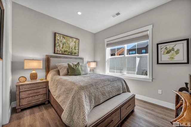 5469 Side Saddle Trl, Reno, NV 89511 - bedroom with baseboards, wood finished floors, and recessed lighting