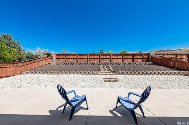 1510 Corleone Dr, Sparks, NV 89434 - view of patio with a fenced backyard
