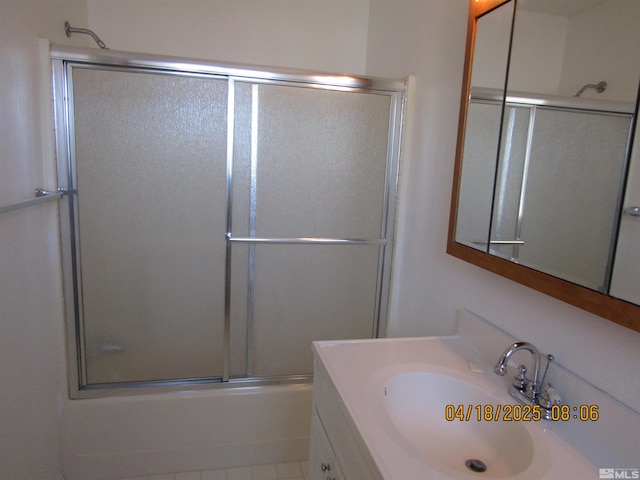 20 Cherry Ln, Yerington, NV 89447 - bathroom featuring vanity and enclosed tub / shower combo