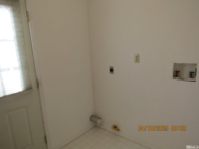 20 Cherry Ln, Yerington, NV 89447 - laundry room with hookup for a washing machine, gas dryer hookup, hookup for an electric dryer, and baseboards