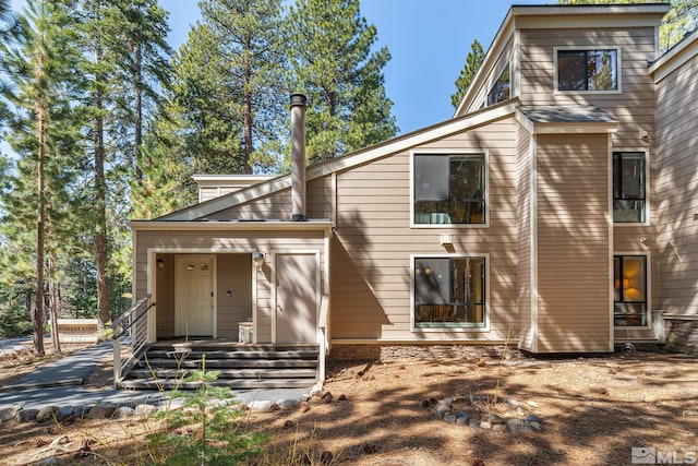 123 Juanita Dr Unit 2, Incline Village, NV 89451 - back of property with covered porch