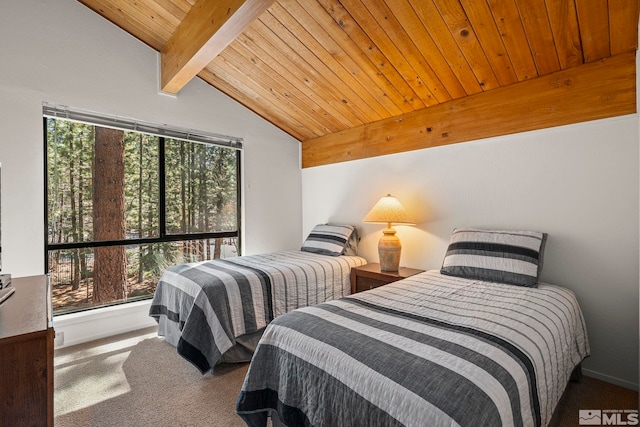 123 Juanita Dr Unit 2, Incline Village, NV 89451 - carpeted bedroom with wood ceiling